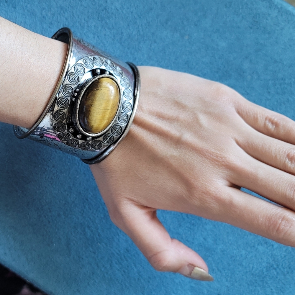 Tigers Eye Cuff Braclet